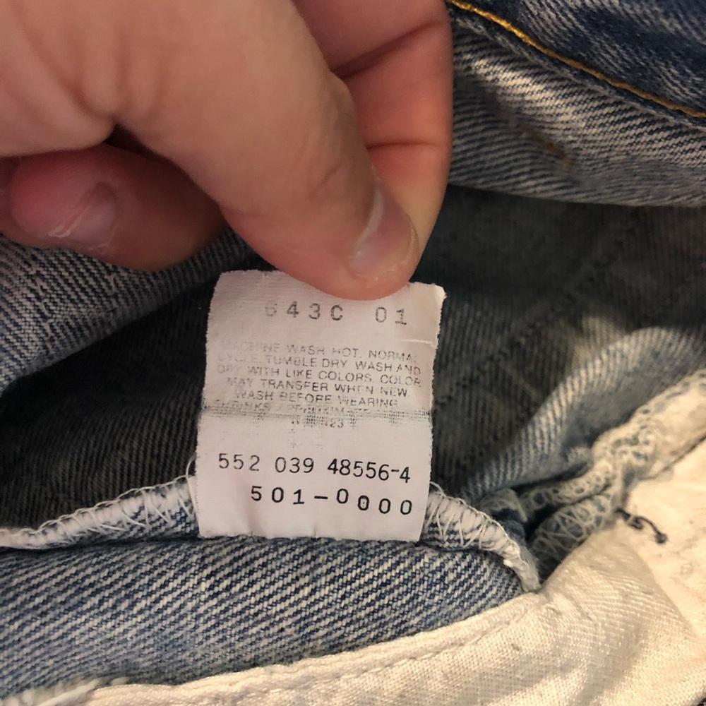 Vintage Levi’s Custom Distressed Shorts - image 7